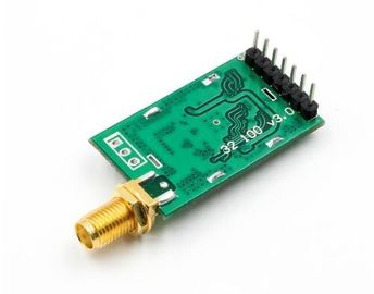 Uhf ασύρματη ενότητα πομποδεκτών IoT κεραιών μακροχρόνιας σειράς SX1276 915mhz 100mW SMA UART Lora