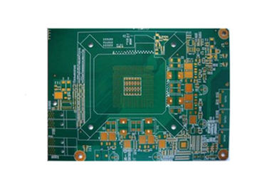Πράσινος πίνακας PCB χρώματος πολυστρωματικός, τυπωμένη PCB χρυσή επιφάνεια βύθισης πινάκων κυκλωμάτων